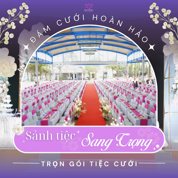 KHÔNG GIAN TIỆC CƯỚI NGOÀI TRỜI SANG TRỌNG BẬC NHẤT KHU TÂY HỒ