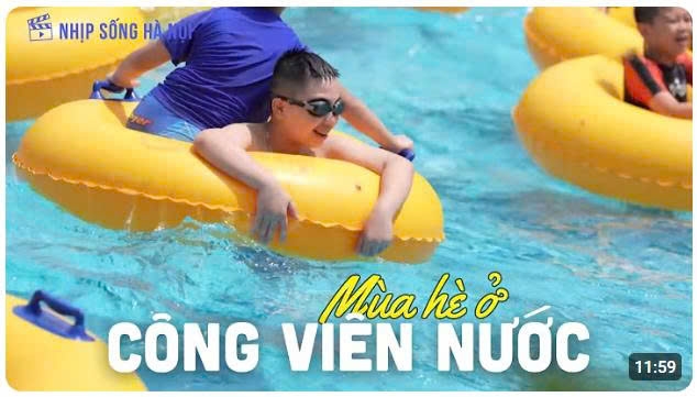 Một ngày với Công viên nước Hồ Tây | Hà Nội đến để yêu